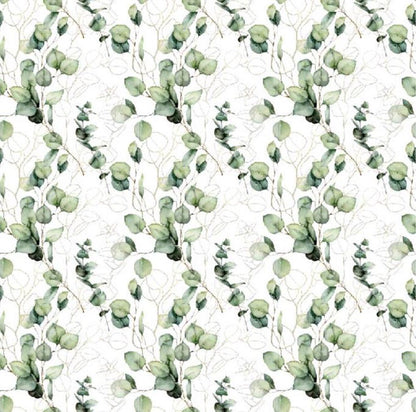 Image with Muslin - eucalyptus 120 g/m² – available at Šarlotes audumi
