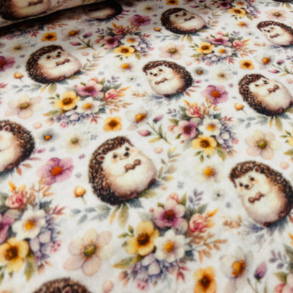 Muslin - hedgehogs 140 g/m²