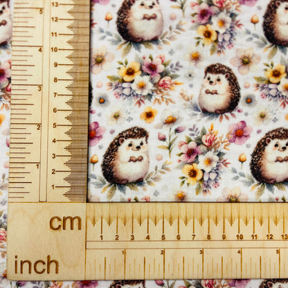 Muslin - hedgehogs 140 g/m²