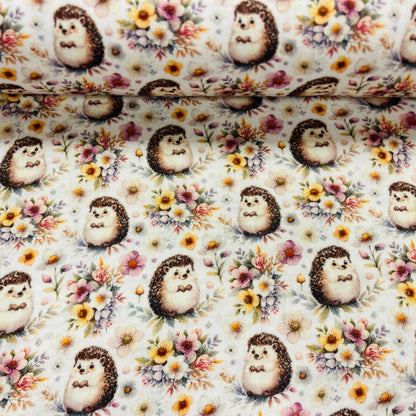 Muslin - hedgehogs 140 g/m²