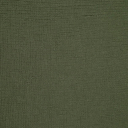 Mousseline vert kaki 125 g/m²