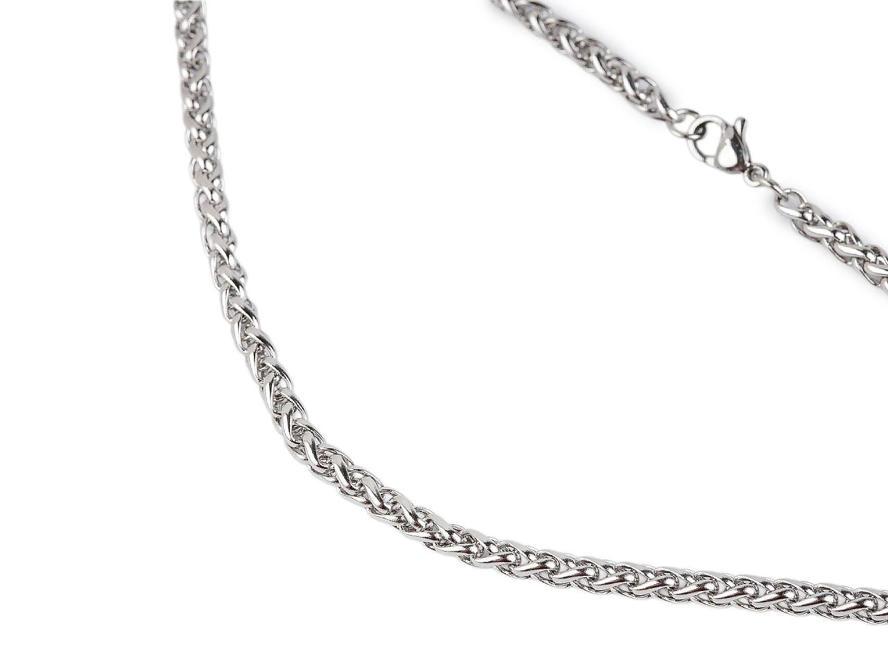 Attēls ar Nerūsējošā tērauda ķēdīte — sudraba krāsa 45 cm – pieejams Šarlotes audumi