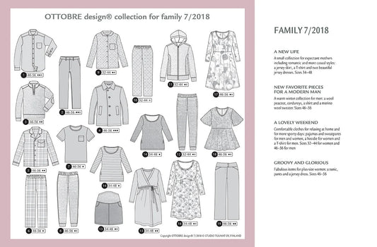 Bild von OTTOBRE Design Family – Nähzeitschrift mit Schnittmustern auf Englisch – online bei Šarlotes audumi erhältlich