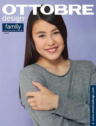 Bild von OTTOBRE Design Family – Nähzeitschrift mit Schnittmustern auf Englisch – online bei Šarlotes audumi erhältlich