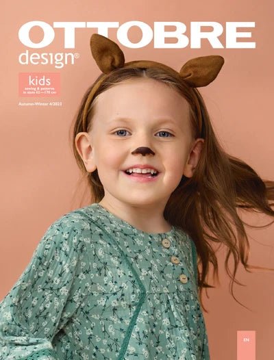 Bild von OTTOBRE design Kids 4/2023 – Schnittmusterzeitschrift für Kinderkleidung auf Englisch – online bei Šarlotes audumi erhältlich