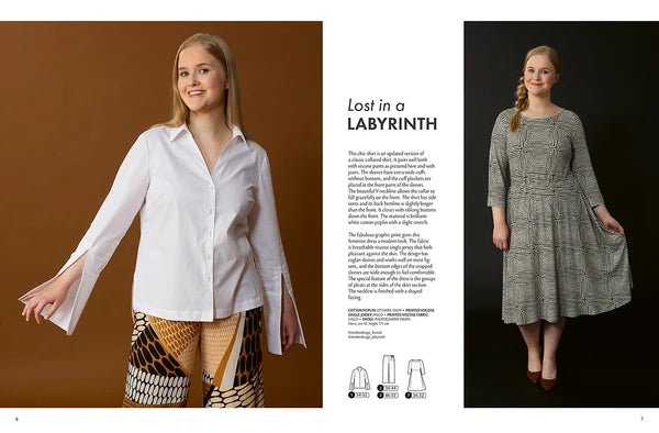 Abbildung der OTTOBRE design Woman 5/2022 – englischsprachige Schnittmusterzeitschrift für Damenmode – erhältlich bei Šarlotes audumi online