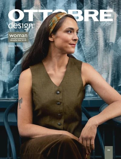 Bild von OTTOBRE design Woman 5/2023 – Schnittmusterzeitschrift für Damenbekleidung in englischer Sprache – online bei Šarlotes audumi erhältlich