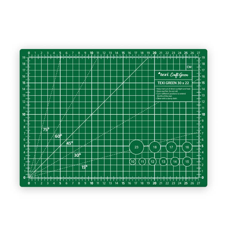 Attēls ar Paliktnis piegriešanai 30x22 cm - zaļš – pieejams Šarlotes audumi