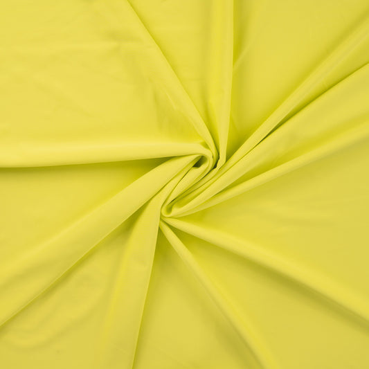 Image of swimsuit fabric with UPF 50+ and chlorine resistance - yellow, available online from Šarlotes audumi
