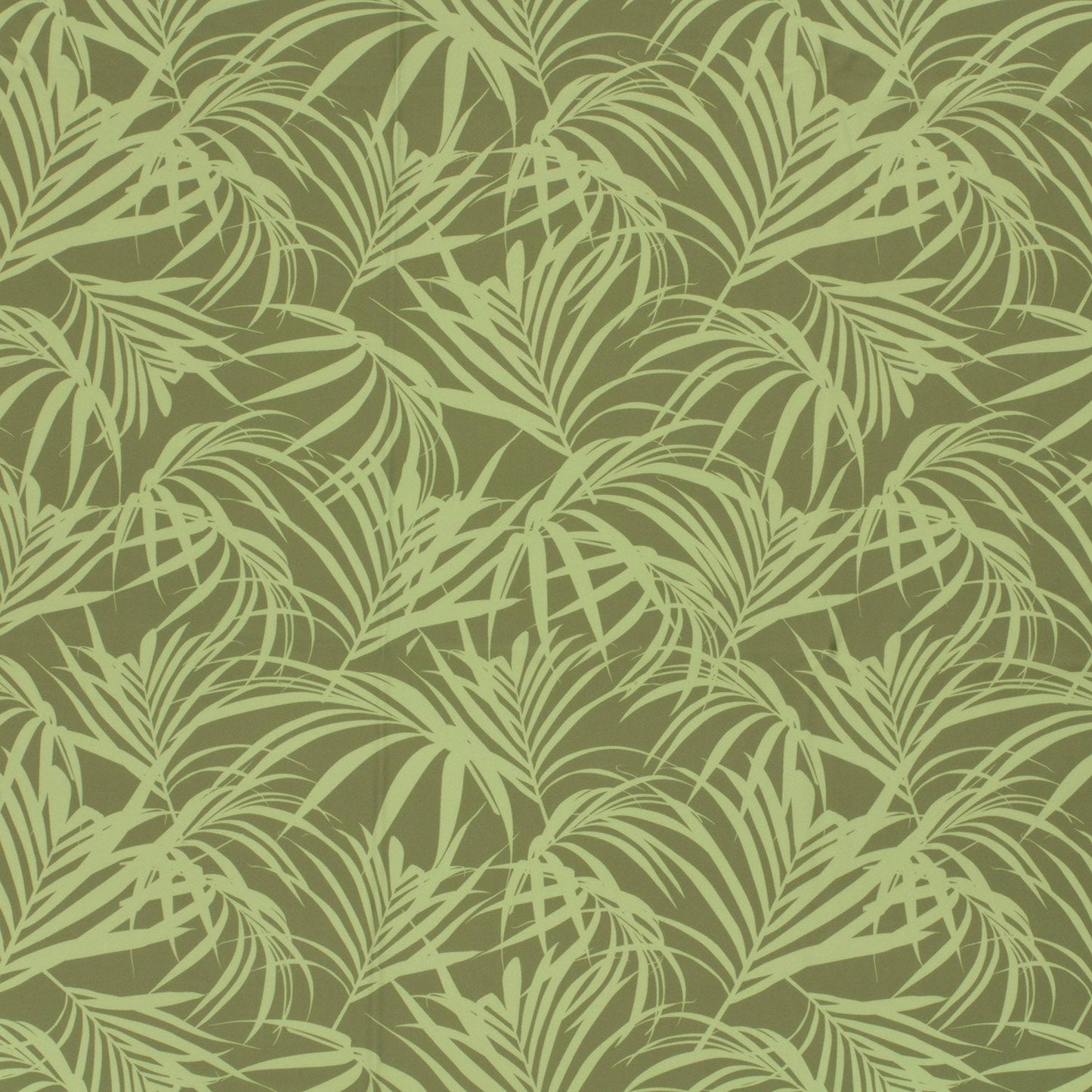 Image d’un tissu de maillot de bain en lycra avec protection UPF50 – feuilles vert olive 200 g/m² – disponible chez Šarlotes audumi