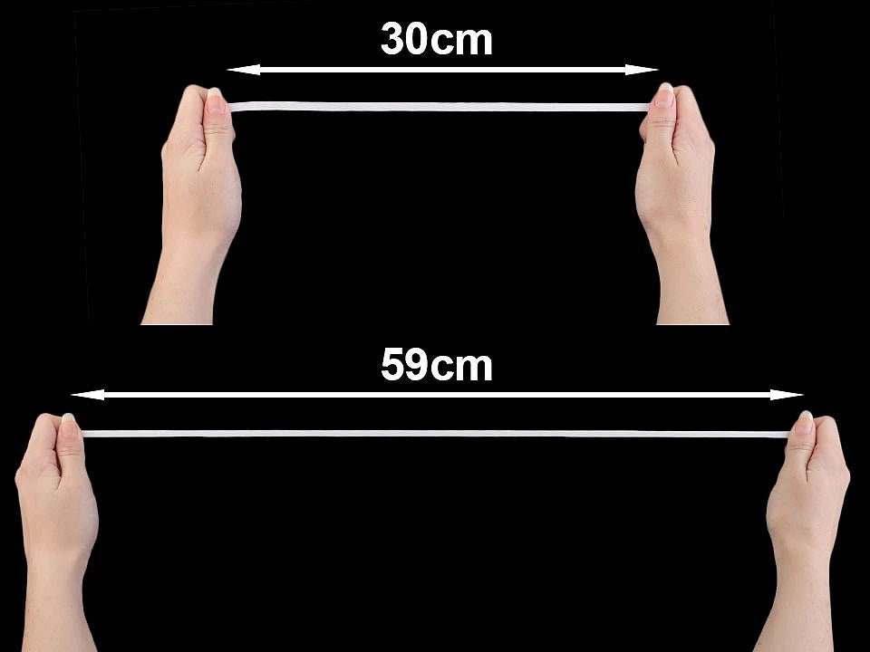 Plakanā gumija - 9 mm balta (200 m iepakojums)