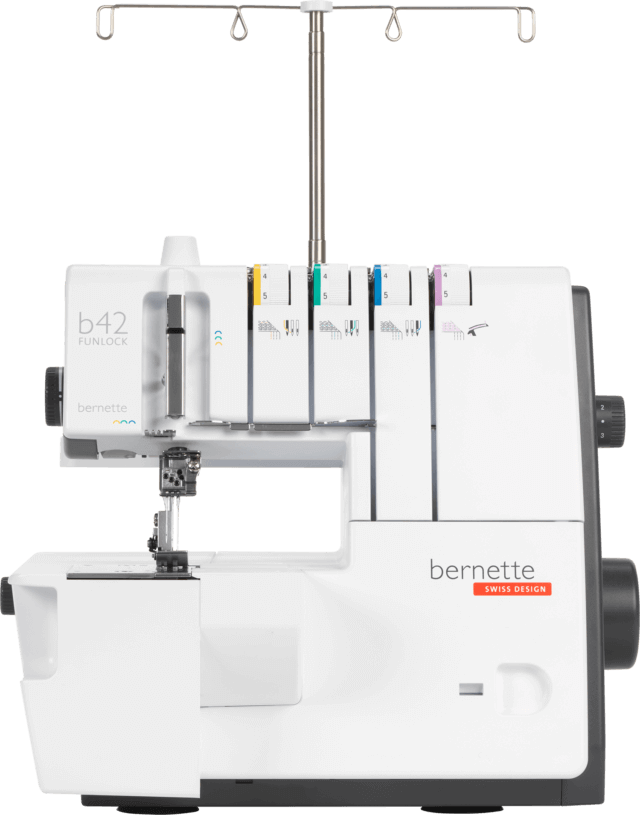 Image of Bernette B42 Funlock coverstitch machine, available at Šarlotes audumi