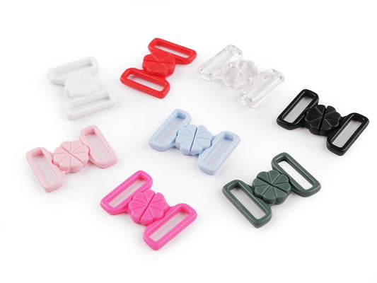 Attēls ar Plastmasas aizdare peldkostīmiem– 17 mm 5.pāri – pieejams Šarlotes audumi