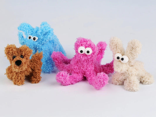 Attēls ar Pomponu acis rotaļlietām 15 × 30 mm – pieejams Šarlotes audumi