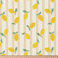 Attēls ar Premium 100% kokvilnas audums - citroni smalkās līnijās 115 g/m² – pieejams Šarlotes audumi