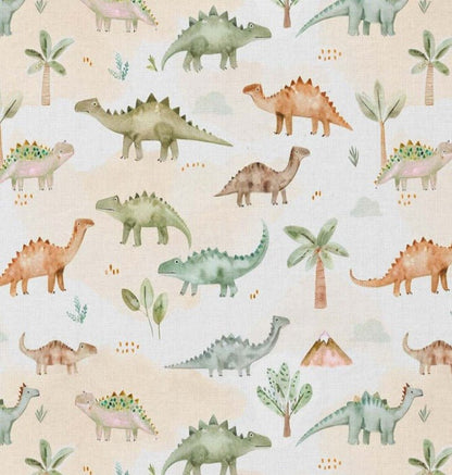 Premium 100% cotton fabric - dino 115 g/m² – available at Šarlotes audumi
