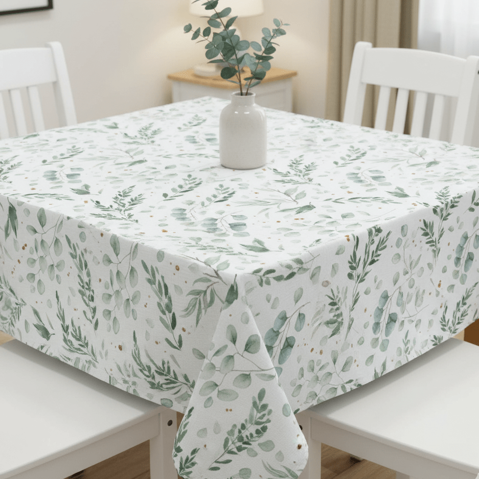 Attēls ar Premium 100% kokvilnas audums - eikalipta lapas 115 g/m² – pieejams Šarlotes audumi