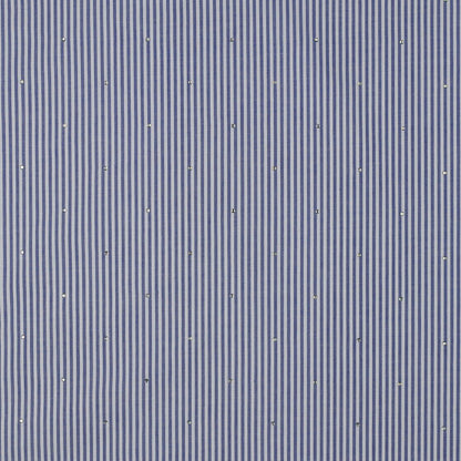 Image avec tissu Premium 100 % coton - rayures avec cristaux 115 g/m² – disponible chez Šarlotes audumi