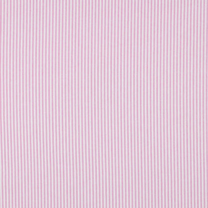 Image du tissu Premium 100 % coton à rayures roses de 3 mm, 110 g/m² – disponible chez Šarlotes audumi