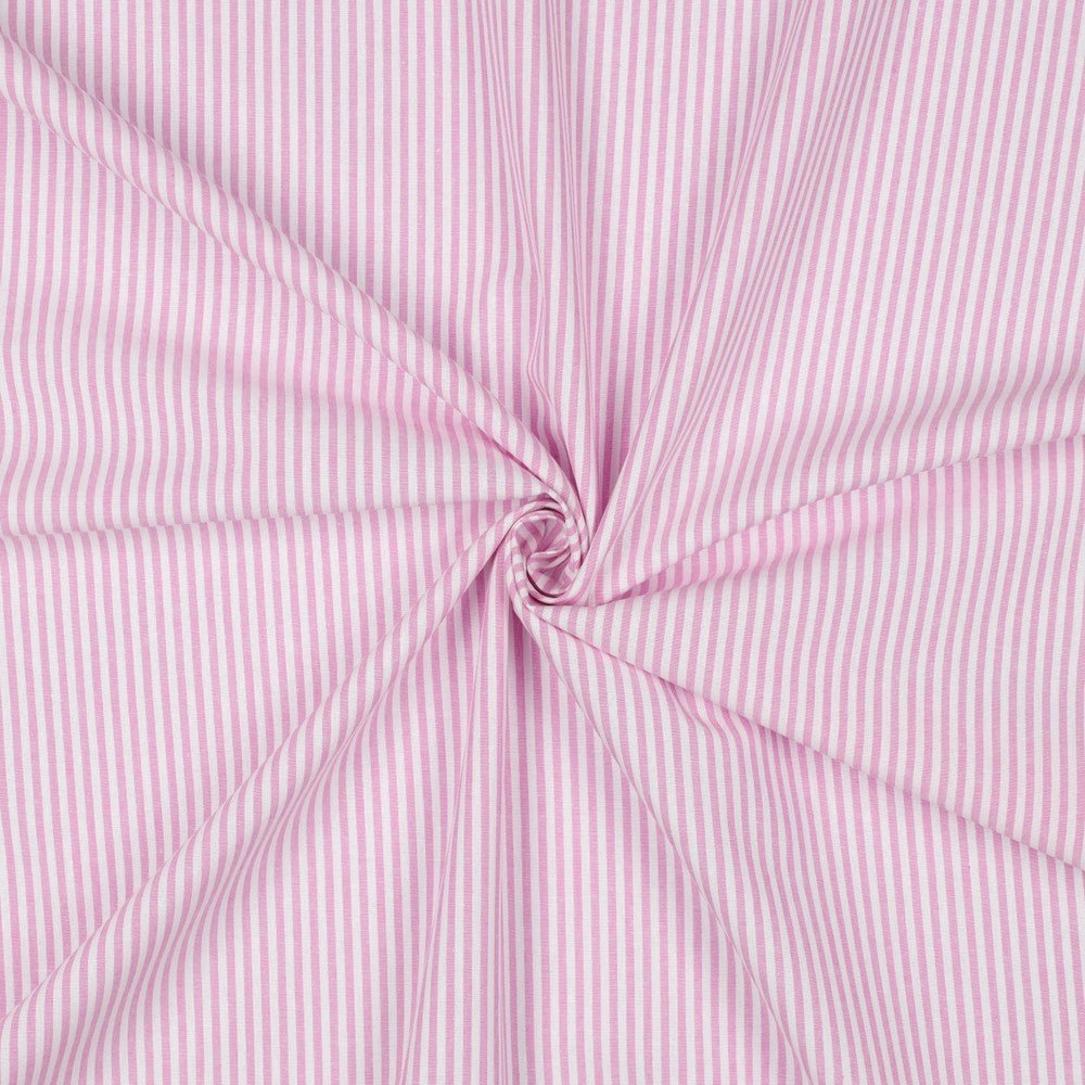 Image avec tissu premium 100 % coton - lignes roses de 3 mm 110 g/m² – disponible chez Šarlotes audumi