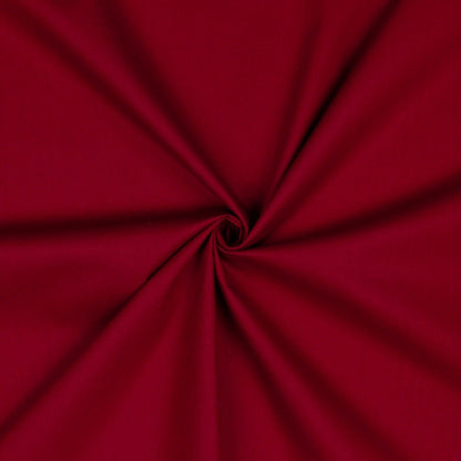 Tissu premium 100 % coton - rouge foncé 130 g/m²