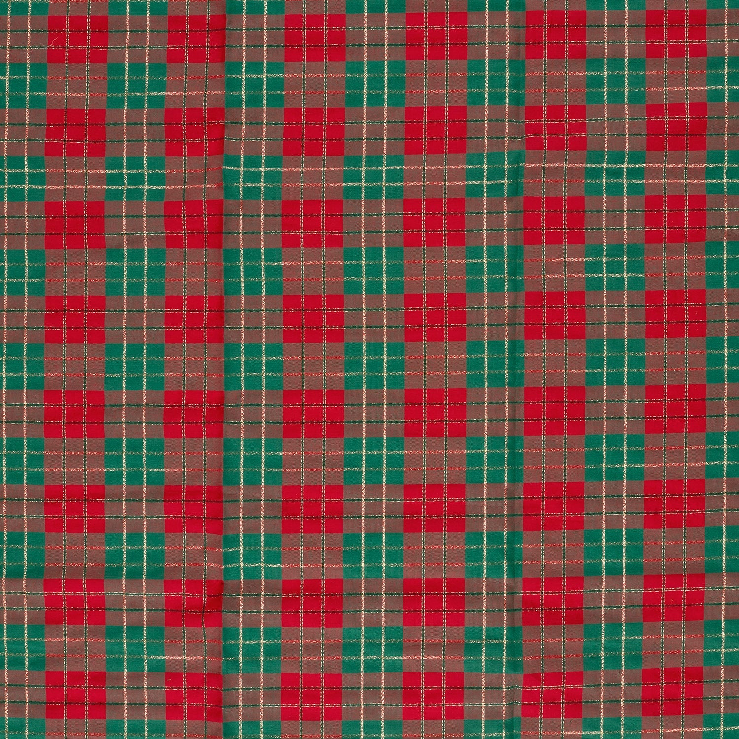 Bild mit Premium-100% Baumwollstoff – Weihnachtskaro – online erhältlich bei Šarlotes audumi