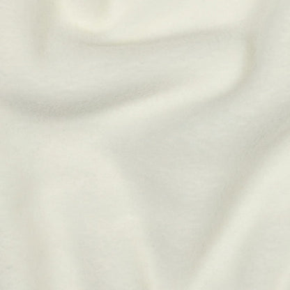 Tissu polaire premium anti-boulochage - blanc lait 240 g/m²
