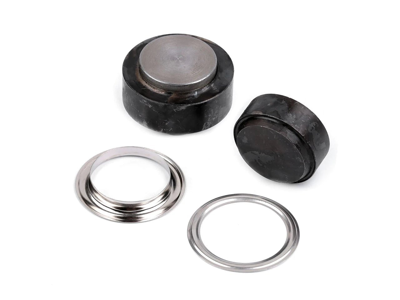 Push-button pliers and presses