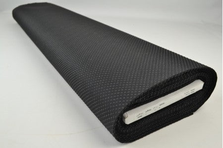 Attēls ar Pretslīdes audums ar gumijas punktiem - melns 100 g/m² – pieejams Šarlotes audumi