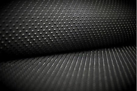 Attēls ar Pretslīdes audums ar gumijas punktiem - melns 100 g/m² – pieejams Šarlotes audumi