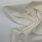 Italian viscose and silk twill fabric – white creamy tone | 89% viscose, 11% silk | 115 g/m² | 158 cm