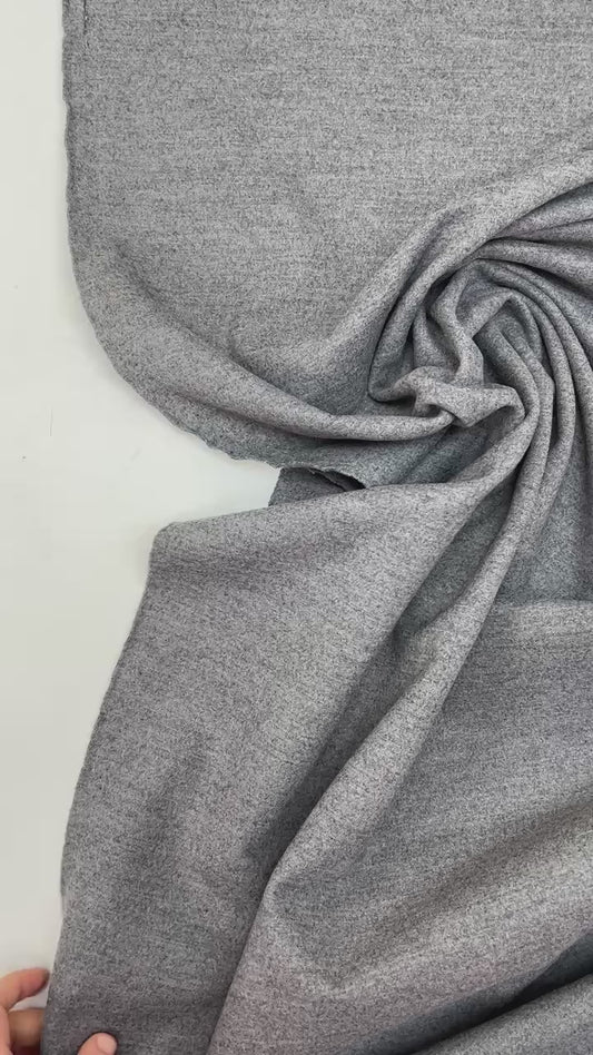 Itališka trikotažo medžiaga | 87 % vilna | 8 % poliesteris | 5 % elastanas | 430 g/m² | 120 cm