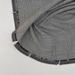 Wool tweed-black and white 275 g/m²