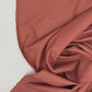 Wool fabric with elastane - red clay 215 g/m²