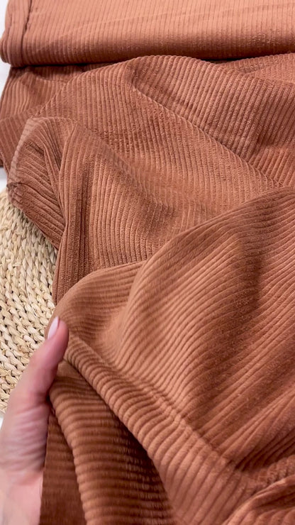 Baumwollcord-beige 280 g/m²