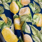 Softshell fabric - lemons 300 g/m²