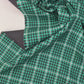 Wool tweed - green checkered 400 g/m²