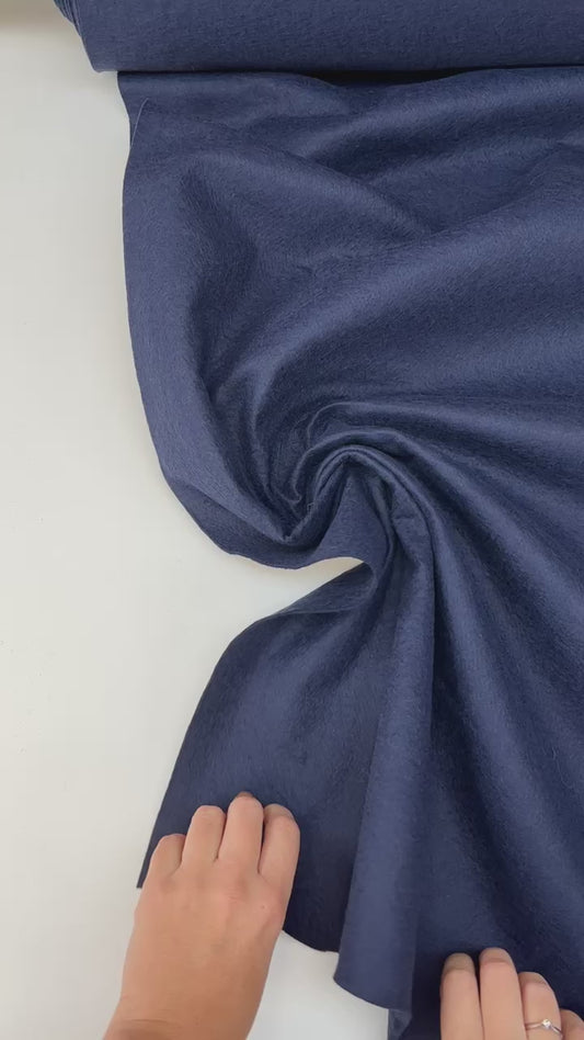 Wool felt-dark blue 290 g/m²