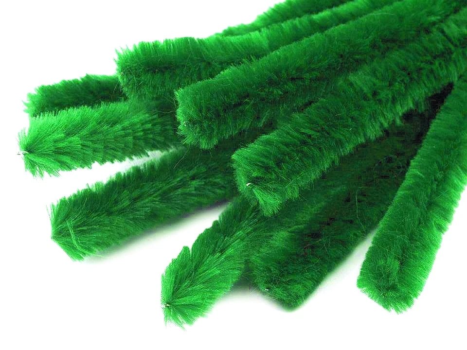Bild mit flauschigem Chenilledraht | Ø15 mm (30 cm) | 10 Stk. – erhältlich bei Šarlotes audumi