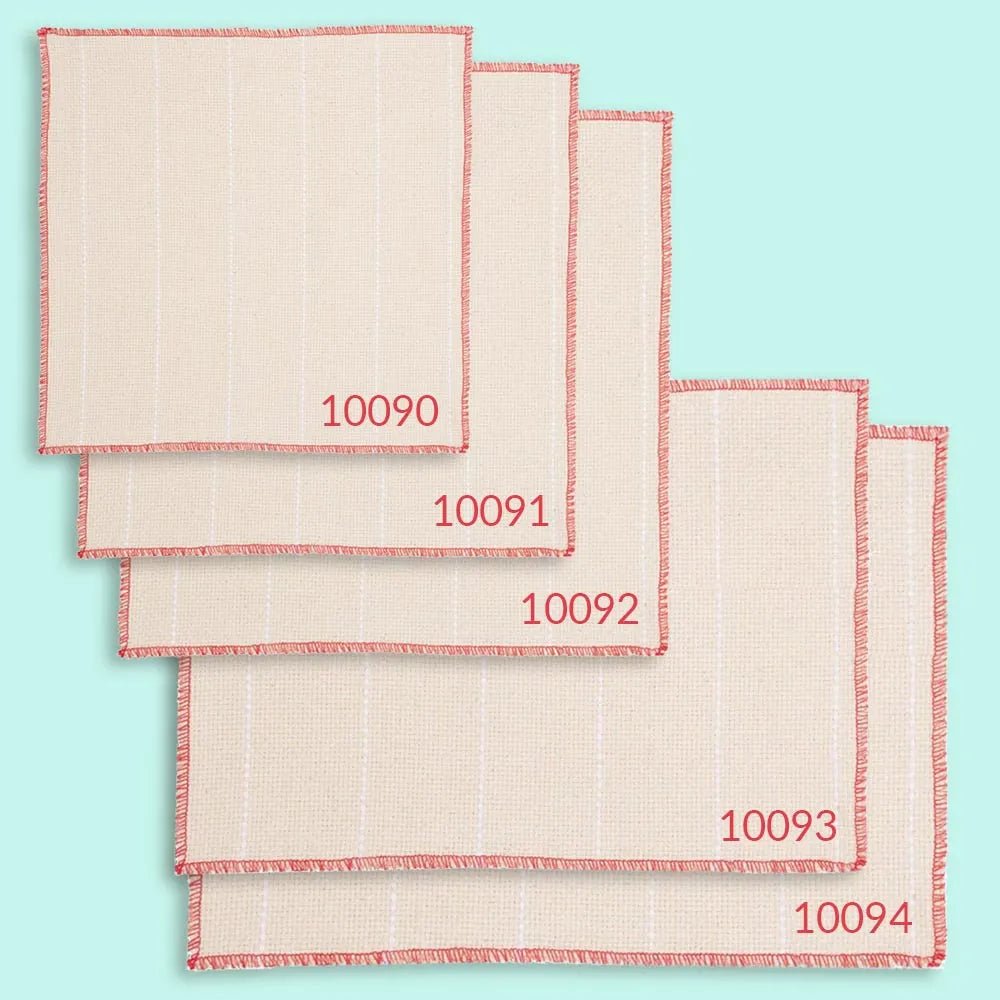 Bild mit Punch-Needle-Stoff Monk’s Cloth – 63x91cm – online erhältlich bei Šarlotes audumi
