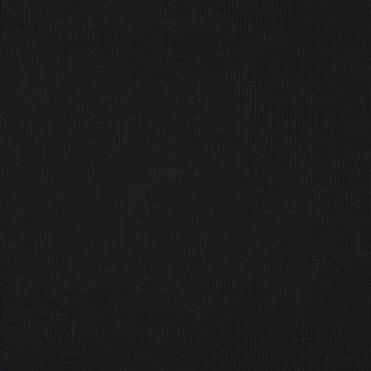 Ribbed cotton jersey (RIB JERSEY) - black 240 g/m²