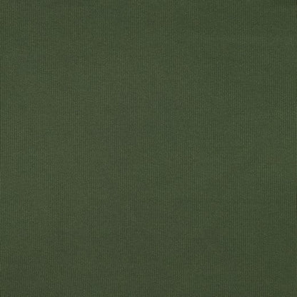 Maille côtelée en coton (RIB JERSEY) - vert foncé 240 g/m²