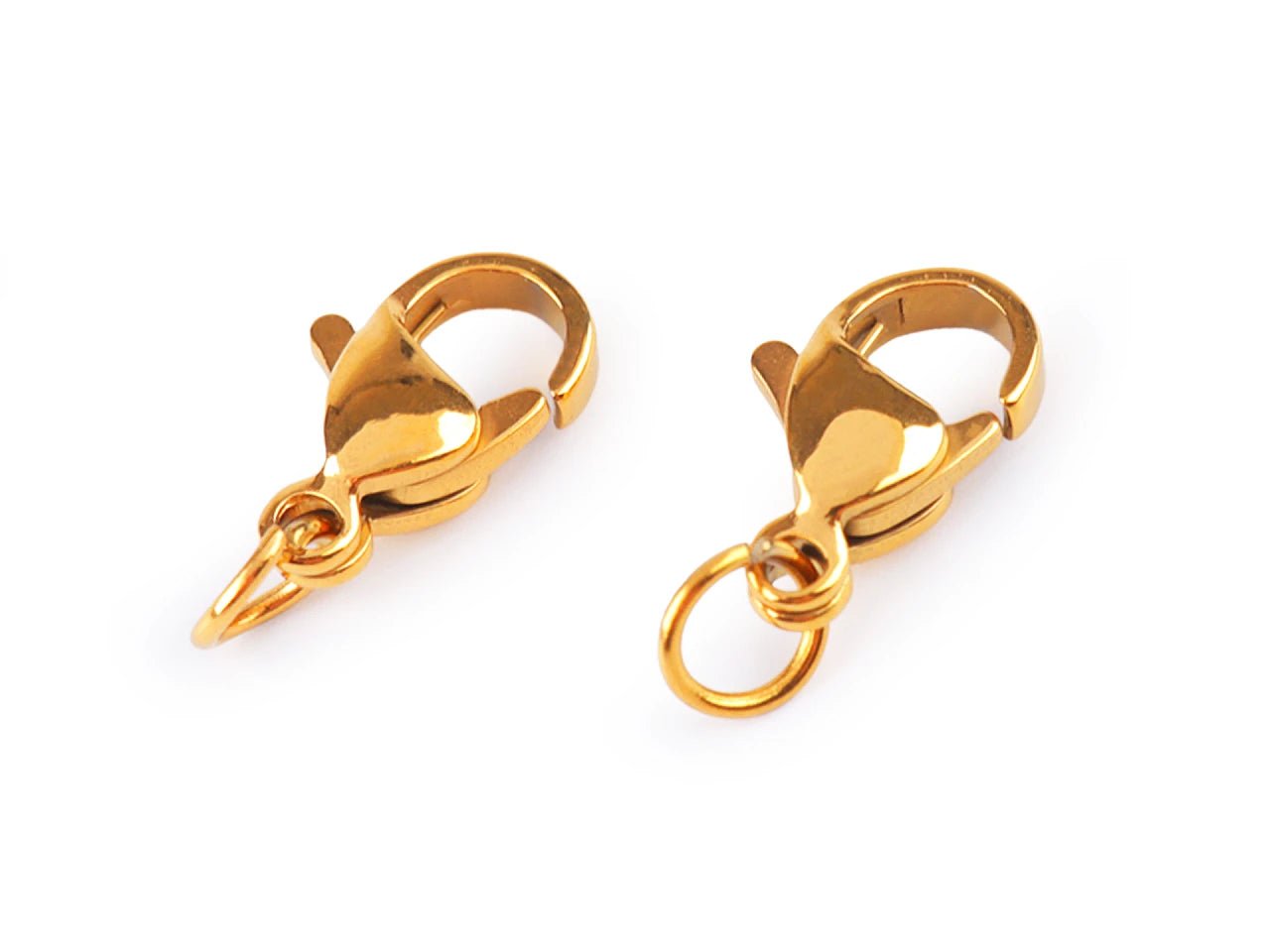 Rotaslietu karabīne ar nerūsējošā tērauda riņķi | 7×10 mm vai 7×12 mm| 2 gb.