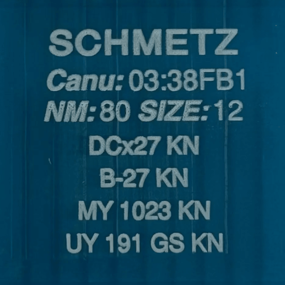Image des aiguilles d’overlock industrielles SCHMETZ DCx27 (B - 27) SUK KN pour maille fine - 10 pièces – disponible chez Šarlotes audumi