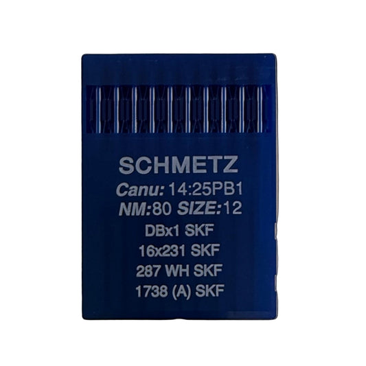 Image with SCHMETZ DBx1 (1738) SKF industrial sewing machine needles for very coarse knitwear - 10 pcs. – available at Šarlotes audumi