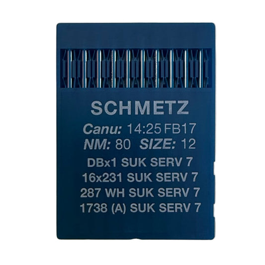 Image of SCHMETZ DBx1 (1738) SUK SERV 7 industrial sewing machine needles for knitwear and denim - 10 pcs. – available at Šarlotes audumi