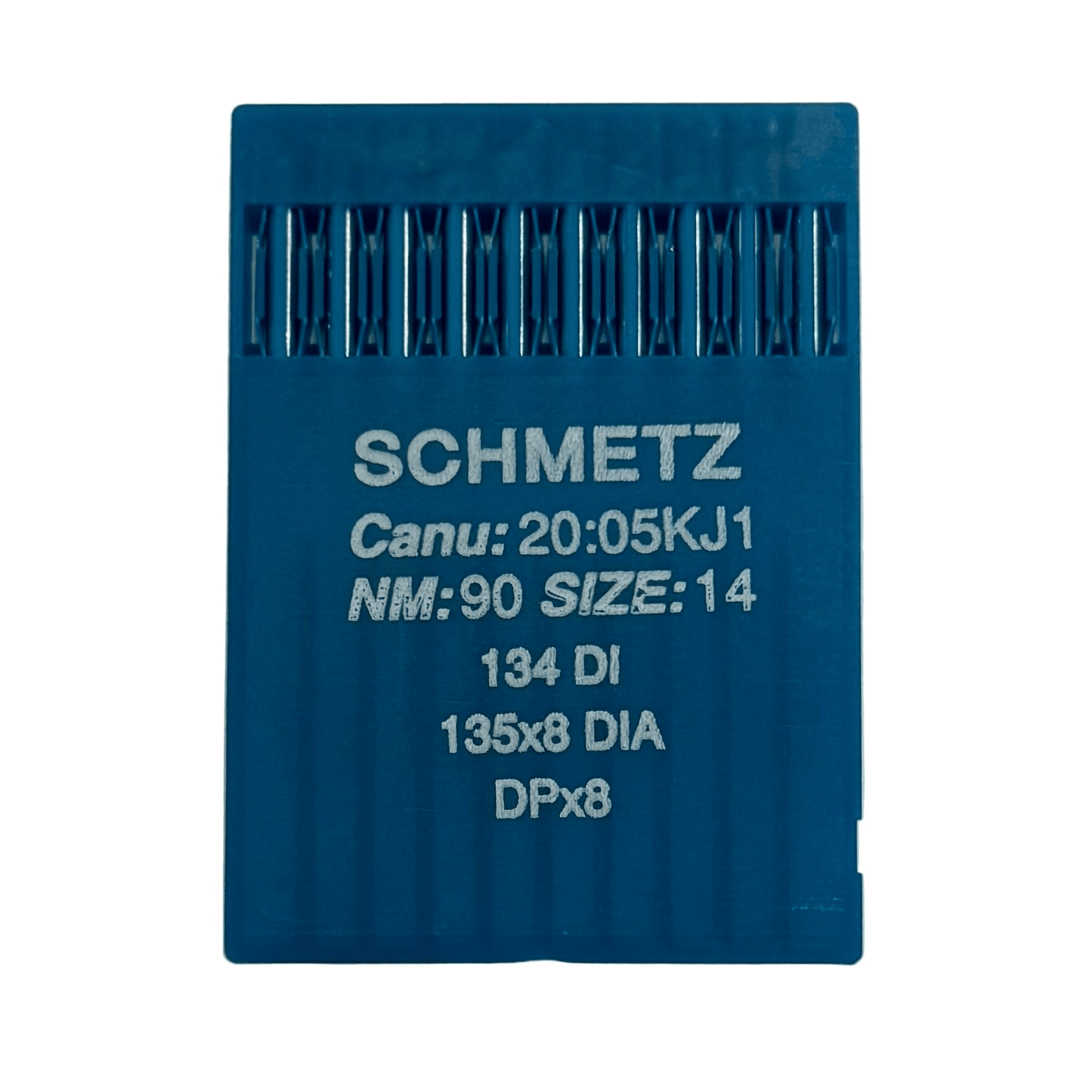 Image d'une aiguille pour machine à coudre industrielle SCHMETZ DPx5 (134) DI pour cuir - 10 pièces – disponible chez Šarlotes audumi