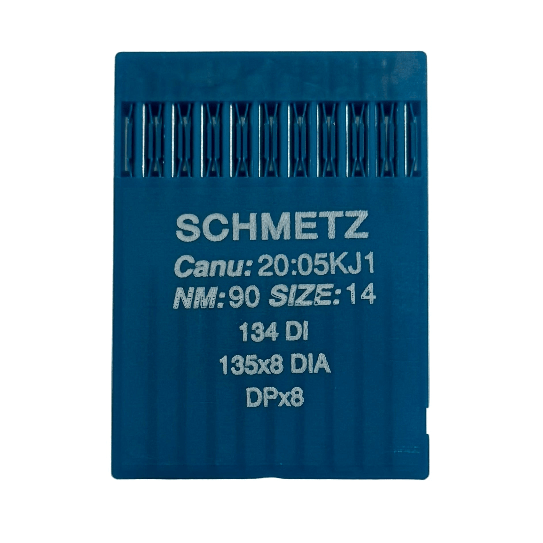Image d'une aiguille pour machine à coudre industrielle SCHMETZ DPx5 (134) DI pour cuir - 10 pièces – disponible chez Šarlotes audumi