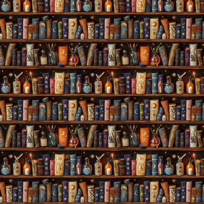 Baumwoll-Loopstrick mit Futter - Bücherregal