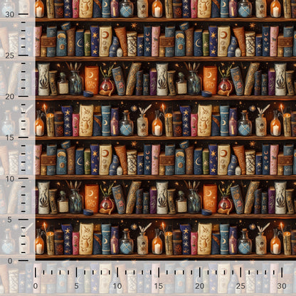 Baumwoll-Loopstrick mit Futter - Bücherregal